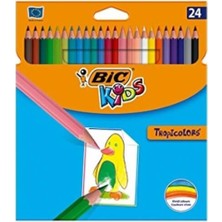 Bic Tropicolor Kuru Boya 24 Renk Karton Kutu 9375183