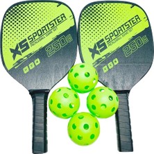 Barley Pickleball Raket Seti, 2 Raket ve 4 Top Dahil (Yurt Dışından)