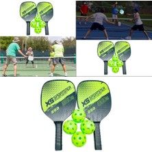 Barley Pickleball Raket Seti, 2 Raket ve 4 Top Dahil (Yurt Dışından)