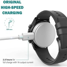 34center Huawei Watch Gt 4 (46MM) Uyumlu Manyetik USB Şarj Kablosu 1 Metre