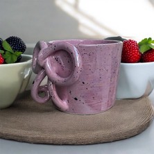 Ovazzo Ceramics Lüsterli Fiyonk El Yapımı Seramik Kupa