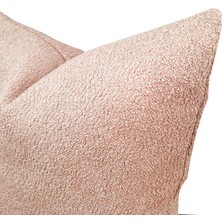 Arasta Design Bohem, Teddy 2'Li Set Kırlent Kılıfı, Buklet Dekoratif Kırlent Kılıfı, 43x43 Cm