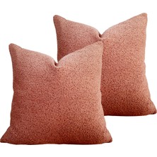 Arasta Design Bohem, Teddy 2'Li Set Kırlent Kılıfı, Buklet  43x43 Cm