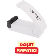 Vekorr Pilli Poşet Kapatıcı Paket Poşet Hava Alma Önleyici Ağız Kapatıcı