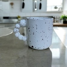 Ovazzo Ceramics Lüsterli Boncuk Kulplu Kupa