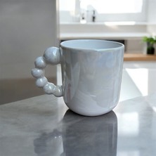 Ovazzo Ceramics Lüsterli Boncuk Kulplu Kupa