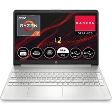 Hp 15S-EQ2000NT Amd Ryzen 7 5700U 8gb 512GB SSD Windows 11 Pro 15.6" Fhd Taşınabilir Bilgisayar 4H0J2EA+SNERTECHÇANTA