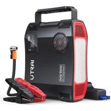 Ütraı Utraı Jstar Js5 24000MAH 2000A 4 In 1 Jump Starter Hava Kompresörlü Taşınabilir Akü Takviye Kiti (Js-5)