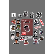 Sticker 21 Savage Sticker Paketi