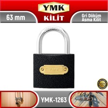 YMK Gri Döküm Asma Kilit | 63 mm | YMK-1263