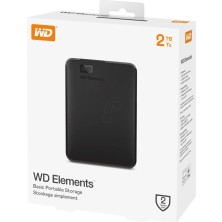 Wd Elements 2tb USB 3.0 2.5" Taşınabilir Disk (WDBU6Y0020BBK-WESN)