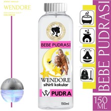 Wendore Sihirli Kokular Küre & Tüm Makinelere Uyumlu Geniş Alan Koku Makinesi Parfüm Solüsyonu Bebek Pudrası 150ML