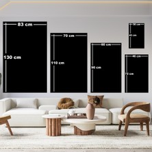 Exela Home Atatürk Cam Tablo 4mm Dayanıklı Temperli Cam, Atatürk Glass Wall Art