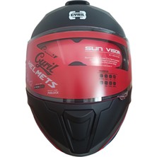 Cyrıl Gecko Çene Açılır Kask Medıum Gri Mavi