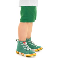 Kiko Kids Gamel Günlük Lastikli Erkek Bebek Bot Ayakkabı Yeşil