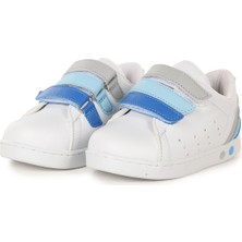 Kiko Kids Lunce Cırtlı Işıklı Erkek Bebek Spor Ayakkabı