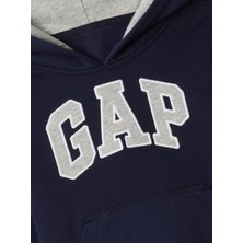 Gap Erkek Çocuk Lacivert Gap Logo Fleece Sweatshirt