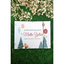 Emtory Home 10 Adet Çam Ağacı Dizayn Yılbaşı Kartı-  Emoji Bileklik- Yılbaşı Hediyesi - Şans Bilekliği