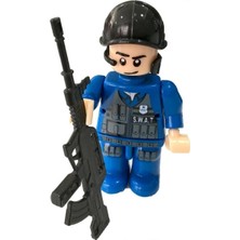 Özel Kuvvetler Mini Polis Figür Seti Minifigür Yapı 8 cm