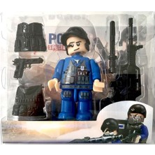 Özel Kuvvetler Mini Polis Figür Seti Minifigür Yapı 8 cm