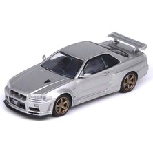 Inno 1/64 Nissan Skyline Gt-R V-Spec Il Silver In