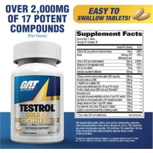 Gat Sport Gat Testrol Gold Es Testosterone Booster 60 Tablet  Usa Menşei 3643