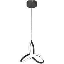 Reel Avize –  Venta Led Model –  Siyah Kasa  -  Beyaz Işık
