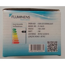 Fluminens 5W Cob LED 6500K Beyaz Kasa LED Spot