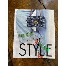 Gönülden Tasarım Pul Boncuk Işleme Style Yazılı Arma Dikiş Aplike 23X19 cm