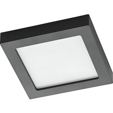 Maxled MX-1070G - 24W 3000K Gün Işığı | Siyah Kasa Sıva Üstü Kare LED Panel