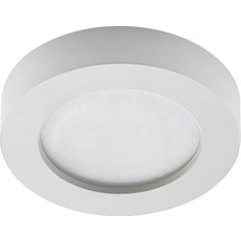 Maxled MX-1042N - 6W 4000K Ilık Beyaz | Beyaz Kasa Sıva Üstü Yuvarlak LED Panel