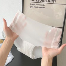 KORSEFABRİKA Trend Mood STORE Mikro Şeffaf Dikişsiz- Lazer Kesim Iz Yapmaz Ultra Ince Buz Ipeği Nefes Alabilen Külot Korse