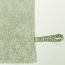 Nabaiji Çok Yumuşak Mikrofiber Havlu - L Boy - Yeşil - 80 × 130 cm
