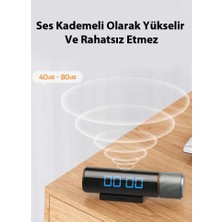 Baseus Şarjlı Dijital Zamanlayıcı Kronometre, Spor,yemek,ders Çalışmak Için Geri Sayım Saati, Alarmlı