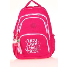 Tüftürük KAUKKO Suya Dayanıklı Sırt Çantası Pembe 121455511