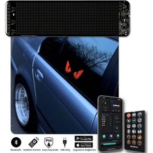 Qifit Otomobil Veya Ofisiniz Için Kişiseleştirilebilir LED Panel App Uygulama ile 16X64