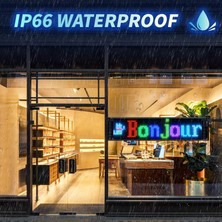 Qifit Otomobil Veya Ofisiniz Için Kişiseleştirilebilir LED Panel App Uygulama ile 16X64