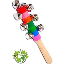 Circle Toys Ahşap Çoklu Zilli Marakas