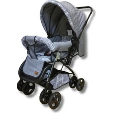 Vav Baby Dual Comfort Line Çift Yönlü Bebek Arabası Gri