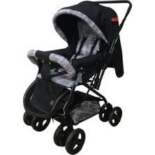 Vav Baby Dual Comfort Line Çift Yönlü Bebek Arabası Siyah