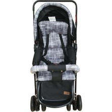 Vav Baby Dual Comfort Line Çift Yönlü Bebek Arabası Siyah