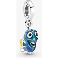 Dora & Dora Dora&dora Disney Pixar Dory Sallantılı Charm 925 Ayar Gümüş