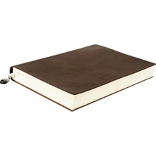 Victoria's Journals Smyth Flexy Kahve Esnek Kapak Vegan Deri Defter A5 14 8 x 21 cm Çizgili 384 Sayfa