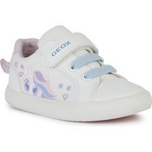 Geox Kız Bebek Beyaz Multy Bantlı Kumaş Sneaker B451MC01054C0406