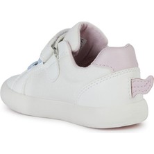 Geox Kız Bebek Beyaz Multy Bantlı Kumaş Sneaker B451MC01054C0406