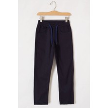 Cansın Mini Lacivert Beli Lastikli Basic Çocuk Okul Pantolonu 19169