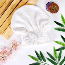 Enex Life Saç Kurulama Havlusu Banyo Duş Bonesi