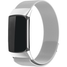 Markacase Fitbit Charge 5 Için Manyetik Metal Saat Kordonu