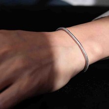 Humer Accessories Yılan Zincir Çelik Erkek Bileklik