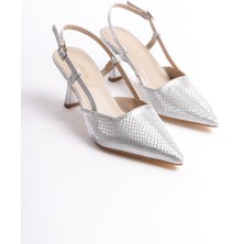 L'envie Gümüş Yılan Stiletto